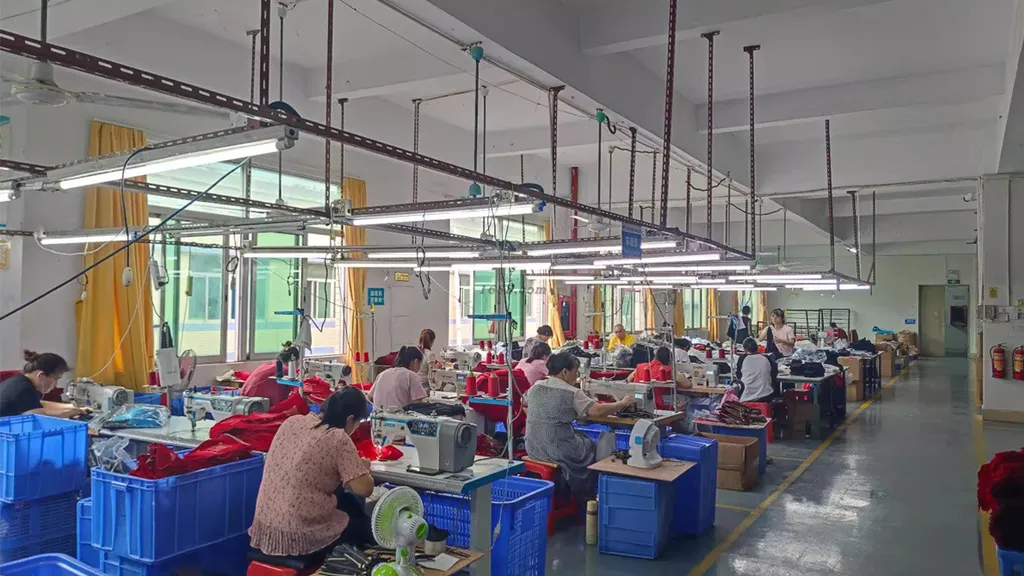 JasunBag packaging warehouse with finished custom bag orders ready for shipment